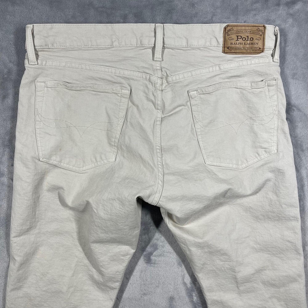 Polo Ralph Lauren‎ Varick Slim Straight Men's Khaki Chinos Size 34(35)x30 - Picture 12 of 12